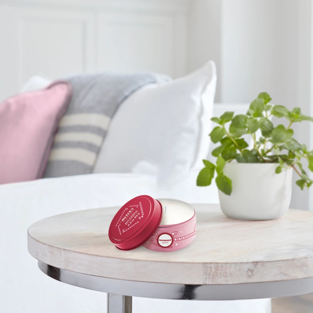 Peppermint Tin Candle