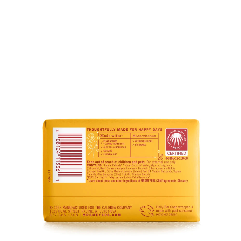 Clementine Daily Bar Soap - View 2