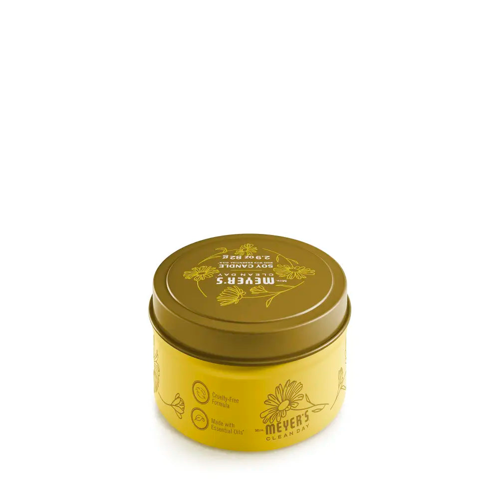 Daisy Tin Candle - View 2