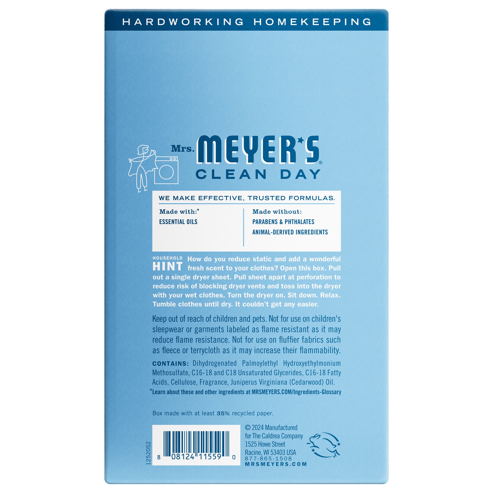 Rain Water Dryer Sheets - View 2
