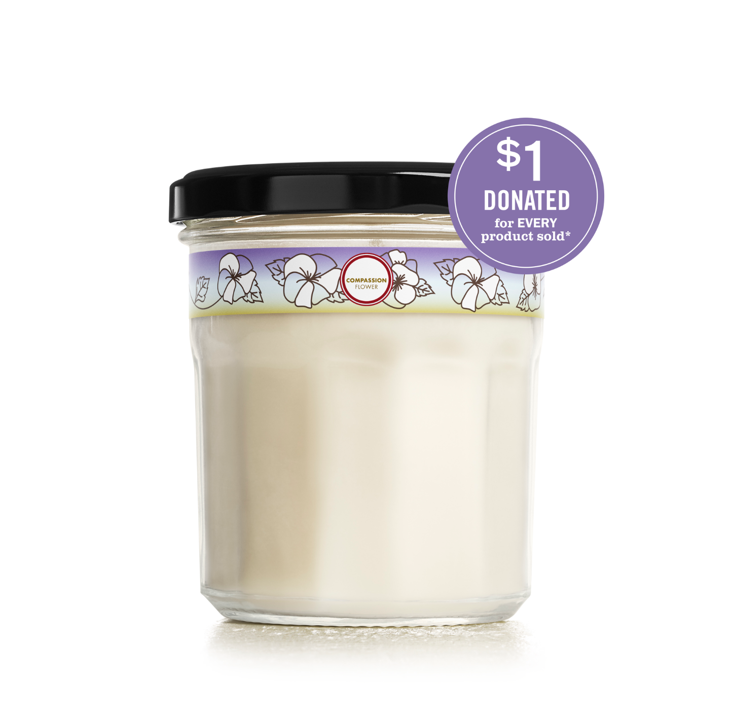 Compassion Flower Soy Candle Large