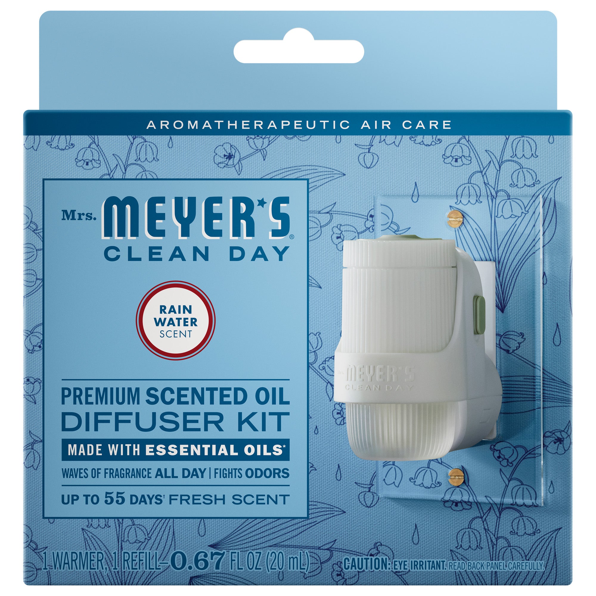 Rain Water Plug In Scented Oil Warmer With Refill - View 2